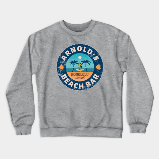 Arnold's Beach Bar Crewneck Sweatshirt by Sultanjatimulyo exe